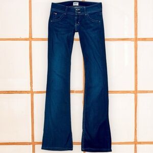 Hudson Dark Wash Y2K Style Low-Rise Bootcut Jeans Size 25